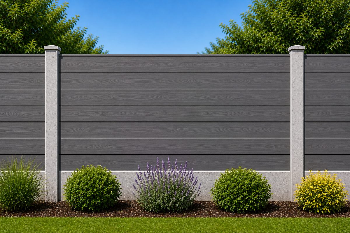 Composite fence board profile