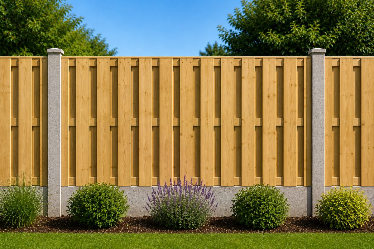 Hit-and-miss fence