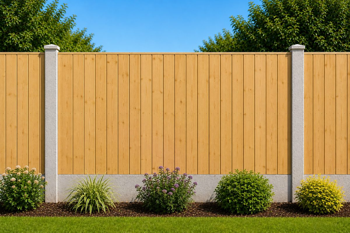 Closeboard fence